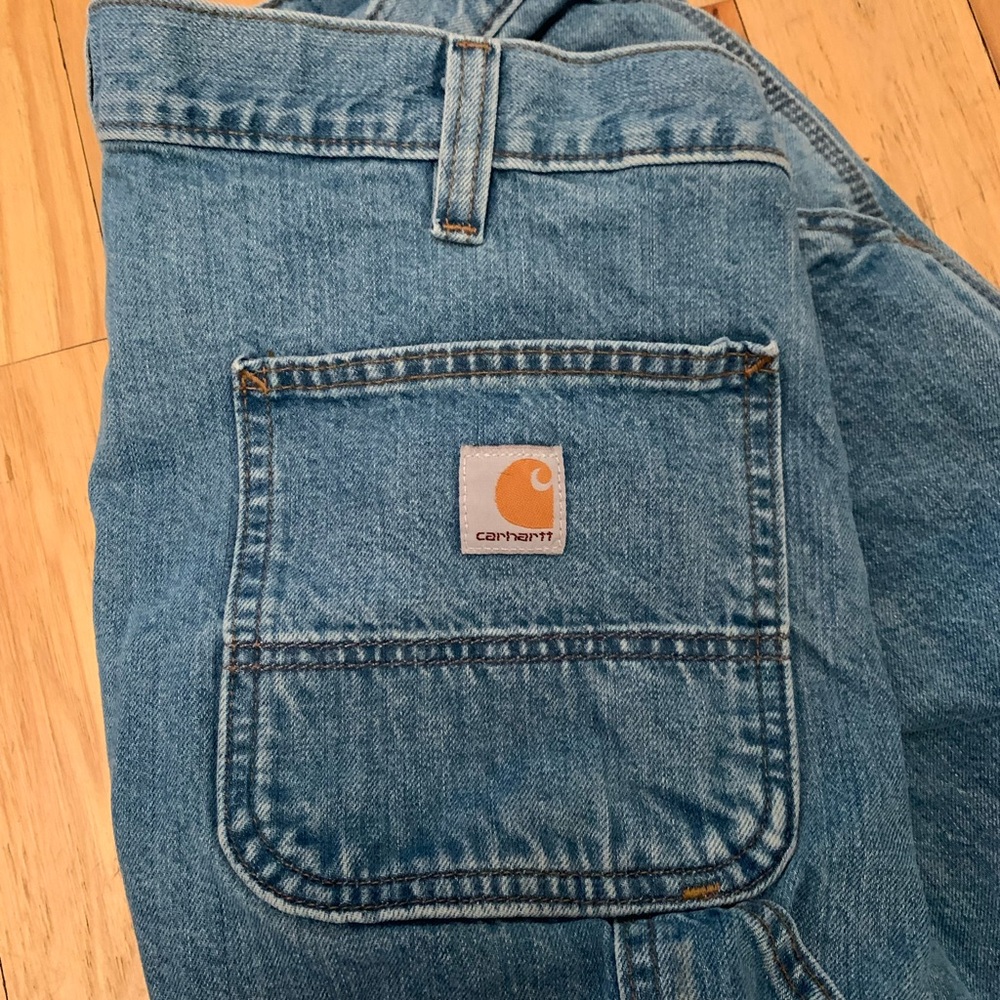 Carhartt Loose Fit Denim Blue Jeans size 36x30